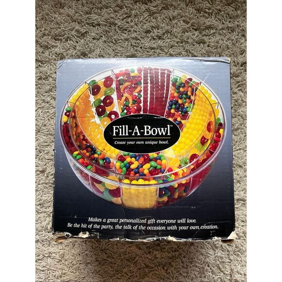 Vintage Fill A Bowl Create Your Own Unique Candy Bowl Kitchenware With Box - Picture 1 of 8